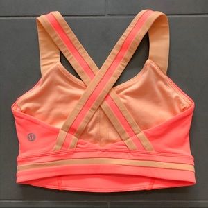 Lululemon Rack Pack Bra Very Light Flare Peach 2